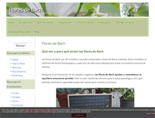 Tablet Screenshot of floresdebach.net